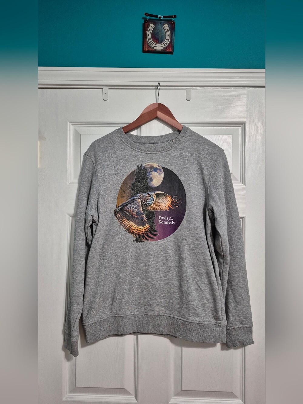 Organic Cotton + Recycled Poly Blend 'Owls for Kennedy' Sweatshirt